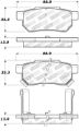 Picture of StopTech Street Touring 90-01 Integra exc- Type R Brake Pads