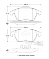 Picture of StopTech Street Touring 06-10 Audi A3 - 08-10 Audi TT - 06-09 VW GTI Jetta Front Pads