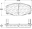 Picture of StopTech Street Touring 87-92 MK3 Supra Front Brake Pads