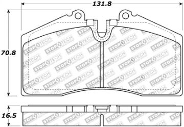 Picture of StopTech Street Touring ST-40 4 Piston Front Caliper Brake Pads