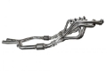 Picture of Kooks 05-10 Ford Mustang GT Manual 1 5-8in x 2 1-2in SS Long Tube Headers and OEM Catted SS X Pipe