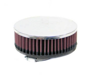 Picture of K&N Universal Round Clamp-On Air Filter 2in. Offset Flange / 5-1/8in. OD / 2in. Height