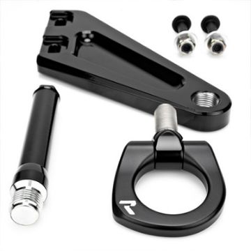 Picture of Raceseng 2015+ Ford Mustang GT/GT350/GT350R/V6 Tug Tow Hook (Front) - Black
