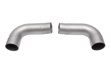 Picture of SOUL 05-08 Porsche 997.1 Carrera S Muffler Bypass Pipes - Reuse Tips (S Models Only)