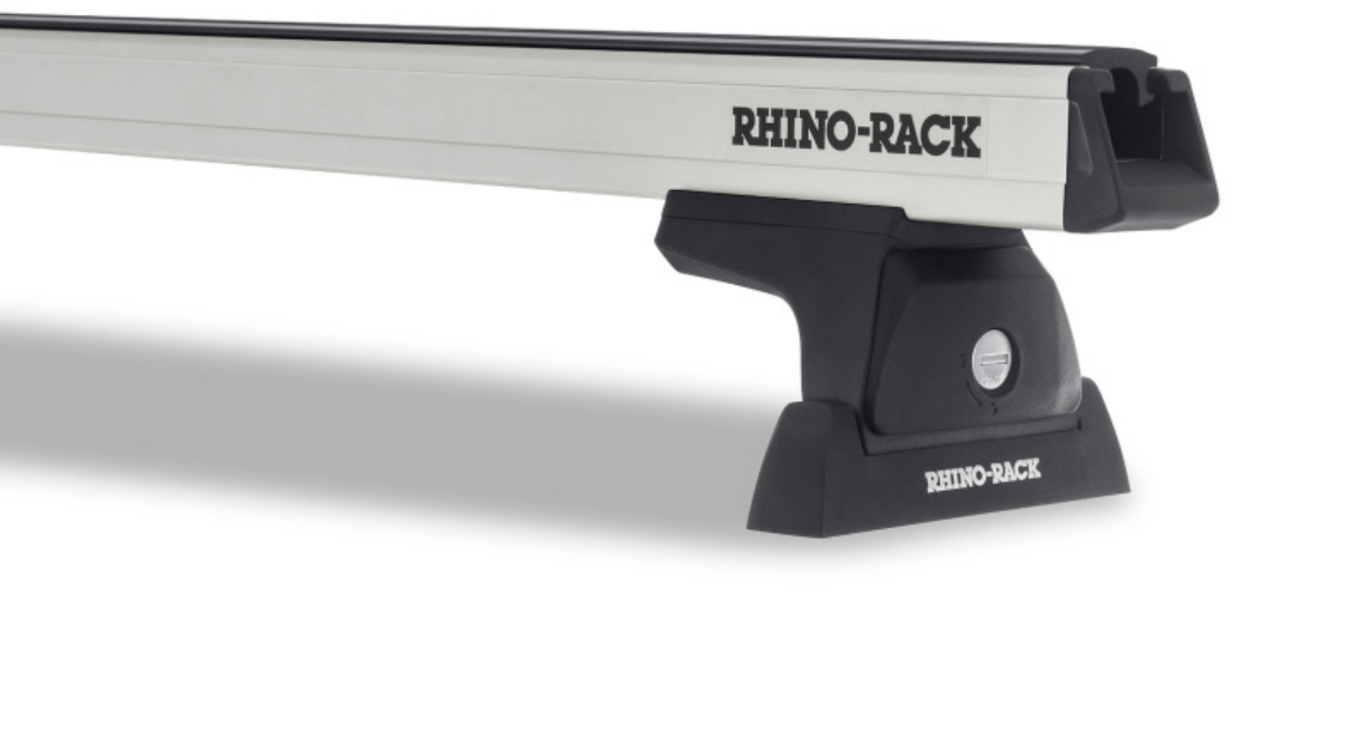 Picture of Rhino-Rack Heavy Duty 65in 2 Bar Roof Rack (No Tracks) - Silver