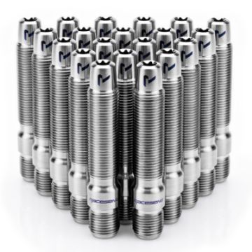 Picture of Raceseng Titanium Wheel Stud Conversion Kit - M12x1.5mm (80mm Length/Accommodates Up to 15mm Spacer)