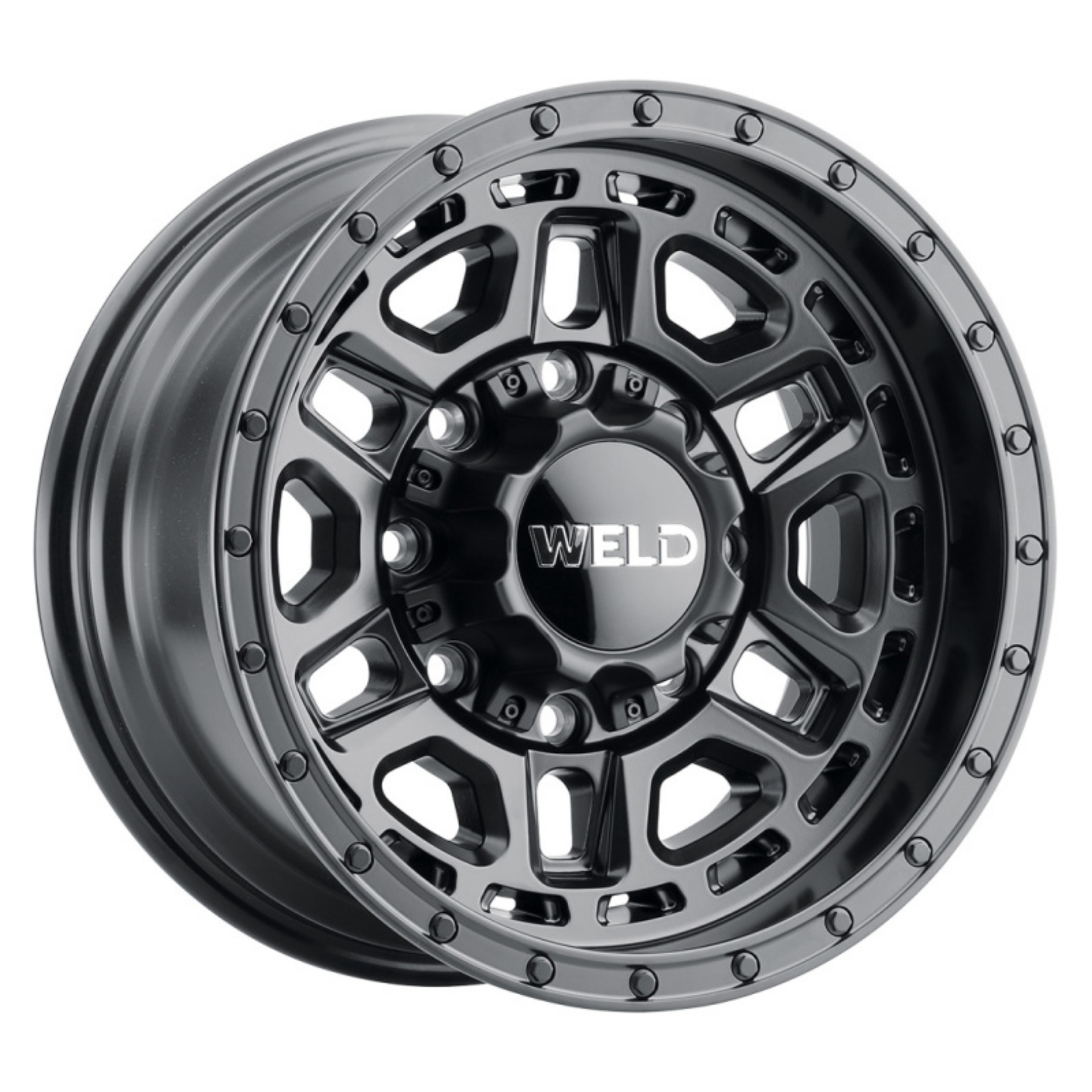 Picture of Weld W119 17X9 Crux 5X114-3 5X127 ET-12 BS4-50 Satin Black 78-1