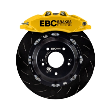 Picture of EBC Racing 2019+ BMW M235i F44 Yellow 6 Piston Apollo Calipers 355mm Rotors Front Big Brake Kit