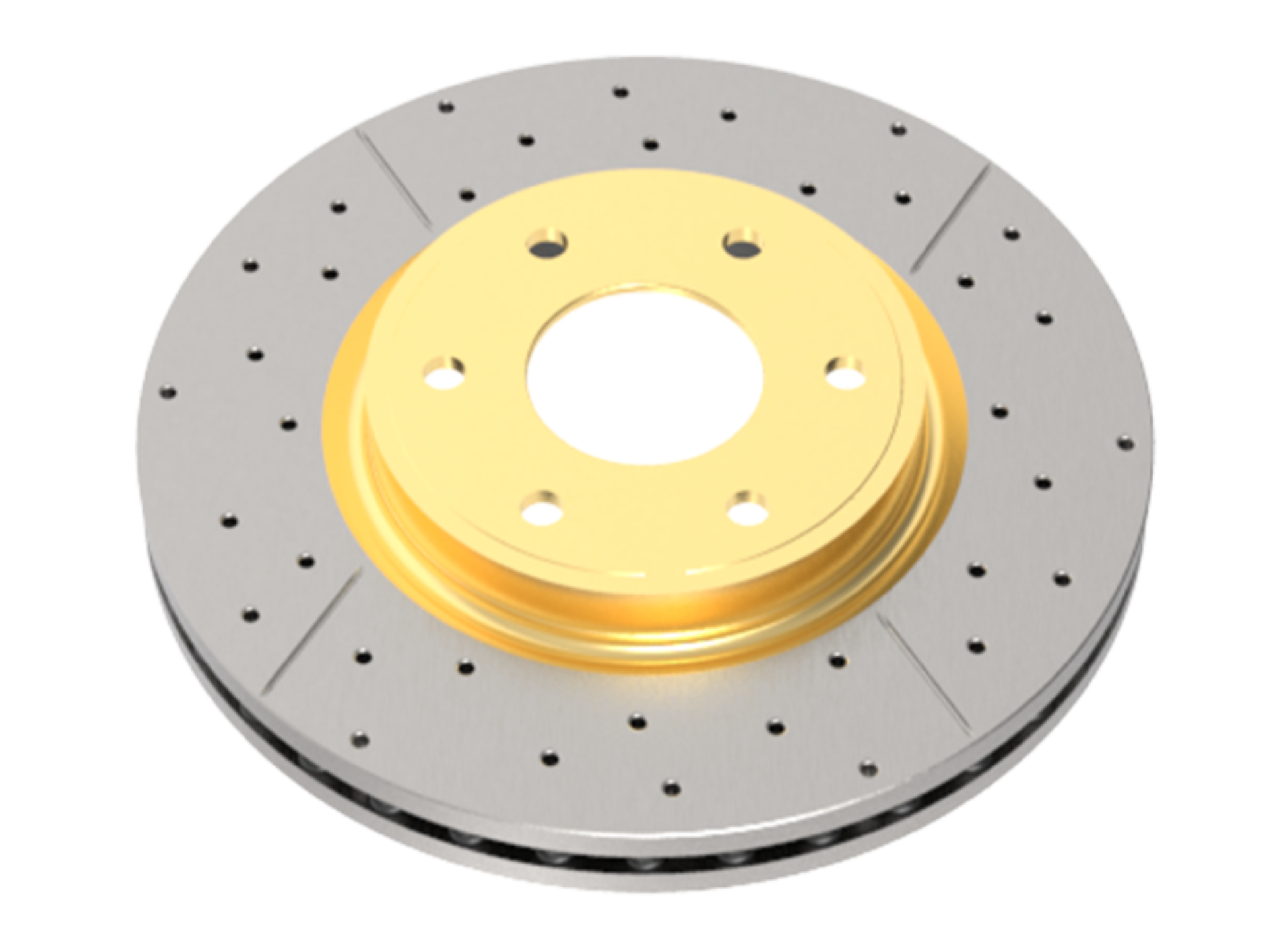 Picture of DBA 02-06 Audi A4 1-8L Convertible Rear Drilled & Slotted Street Series Rotor