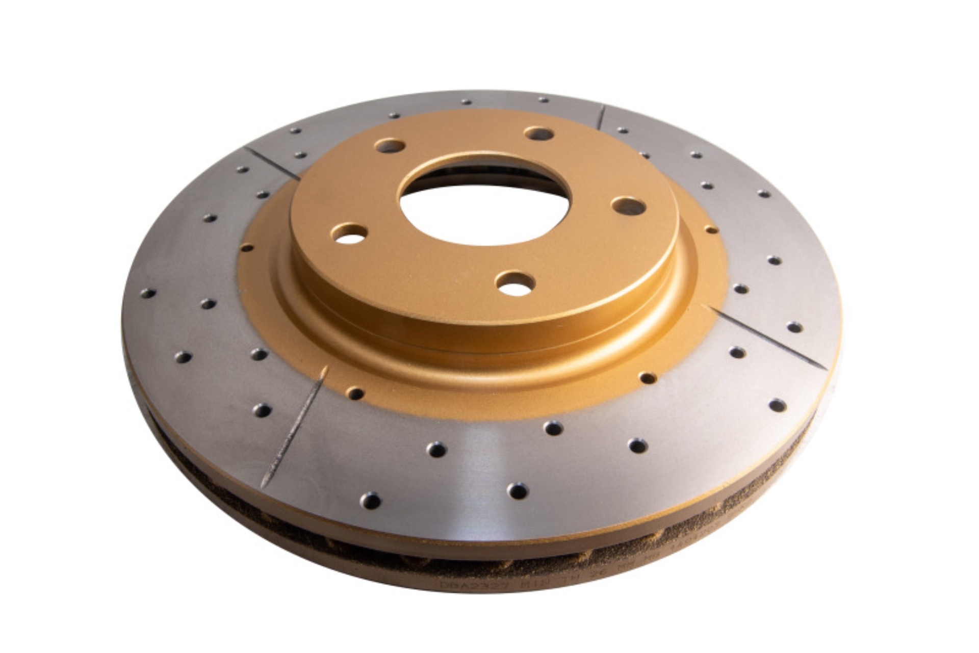 Picture of DBA 03-04 Infiniti M45 Front Drilled & Slotted Street Series Rotor