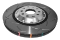 Picture of DBA 12-13 Volkswagen Golf R 2-0L Front 5000 Series Slotted Rotor w-Silver Hat