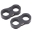 Picture of Russell Hose Separator for -8 Braided Hose - Black Anodized 2 Pack