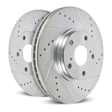 Picture of Power Stop 99-07 Ford E-350 Super Duty Front Right Evolution Drilled & Slotted Rotor