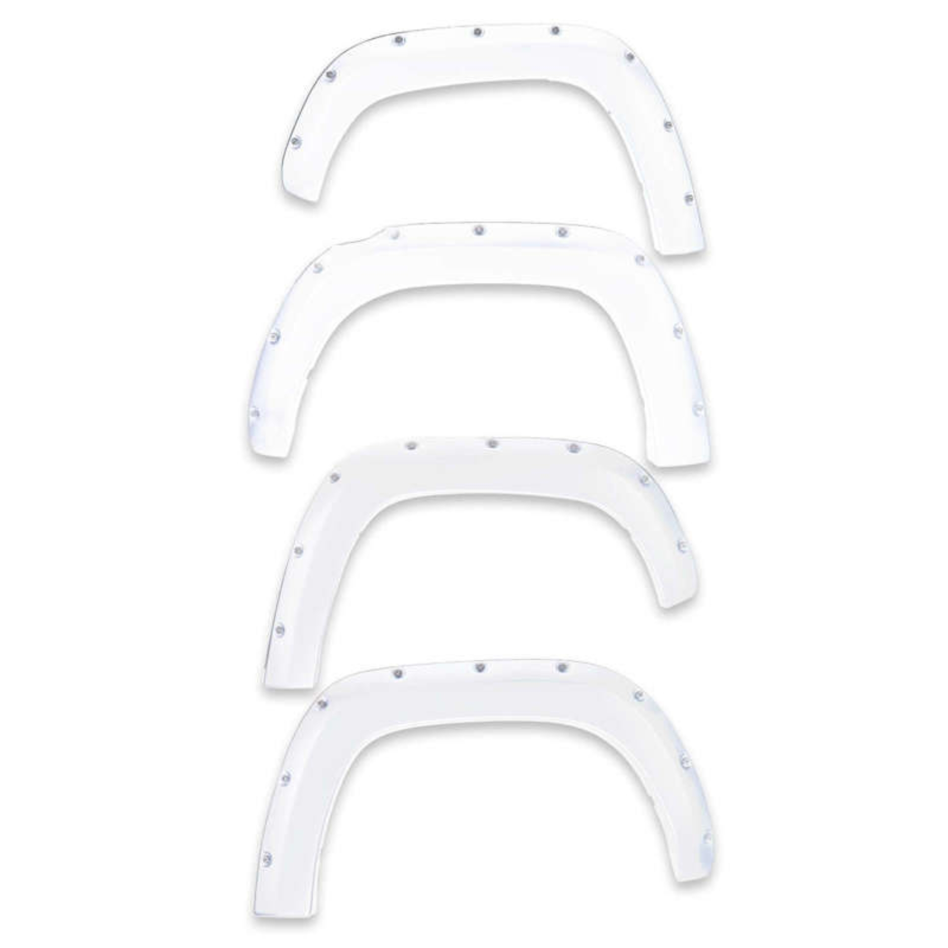 Picture of EGR 19-22 Chevrolet Silverado 1500 Summit White Traditional Bolt-On Look Fender Flares Set Of 4