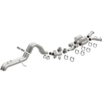 Picture of MagnaFlow System Overland Cat-Back 22-23 Ford Bronco Raptor 3-0L