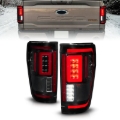 Picture of ANZO 21-23 Ford F-150 LED Taillights Seq- Signal w-BLIS Cover - Black Smoke