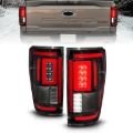 Picture of ANZO 21-23 Ford F-150 LED Taillights Seq- Signal w-BLIS Cover - Black For Factory Halogen ONLY