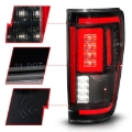 Picture of ANZO 21-23 Ford F-150 LED Taillights Seq- Signal w-BLIS Cover - Black For Factory Halogen ONLY