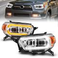 Picture of ANZO 10-13 Toyota 4Runner Projector Headlights - Chrome