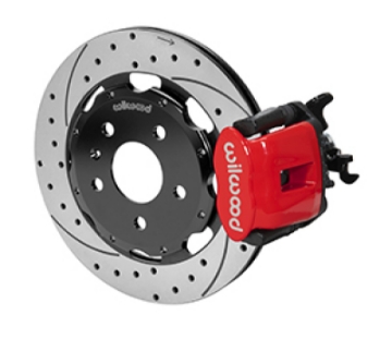 Picture of Wilwood 03-08 Audi A4 Caliper-Combination Parking Brake Rear 12-19 Rotor - Red