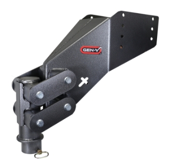 Picture of Gen-Y Executive Torsion-Flex Manual Rhino 5th Wheel Pin Box Rep w/Gooseneck 2-5/16in Coupler