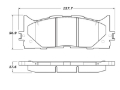 Picture of StopTech Street Touring 16-17 Toyota Camry Front Brake Pads