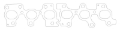 Picture of Cometic Toyota 2JZGTE 93-UP 2 PC- Exhaust Manifold Gasket -030 inch 1-600 inch X 1-220 inch Port