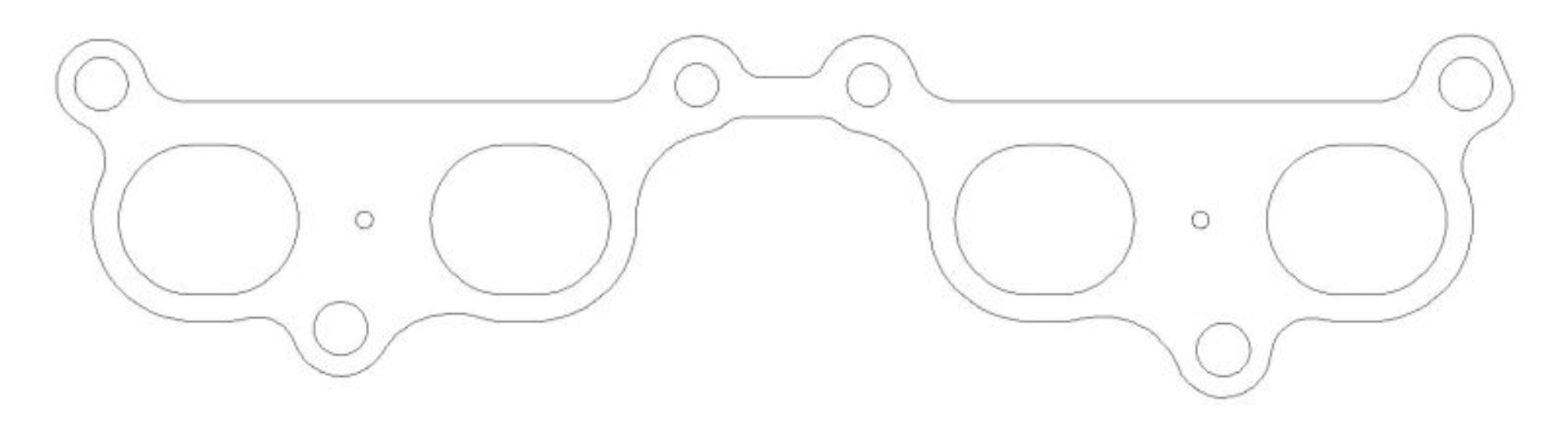 Picture of Cometic Toyota 2RZ-3RZ-FE 95-UP Exhaust -030 inch MLS Head Gasket 1-730 inch X 1-460 inch Port