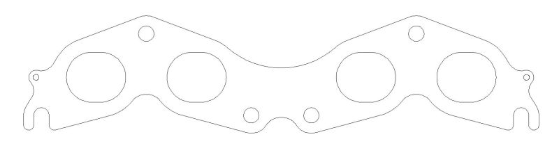 Picture of Cometic Toyota 3S-GTE-5SFE 89-97 -030 inch MLS Exhaust Gasket 1-690 inch X 1-415 inch Port