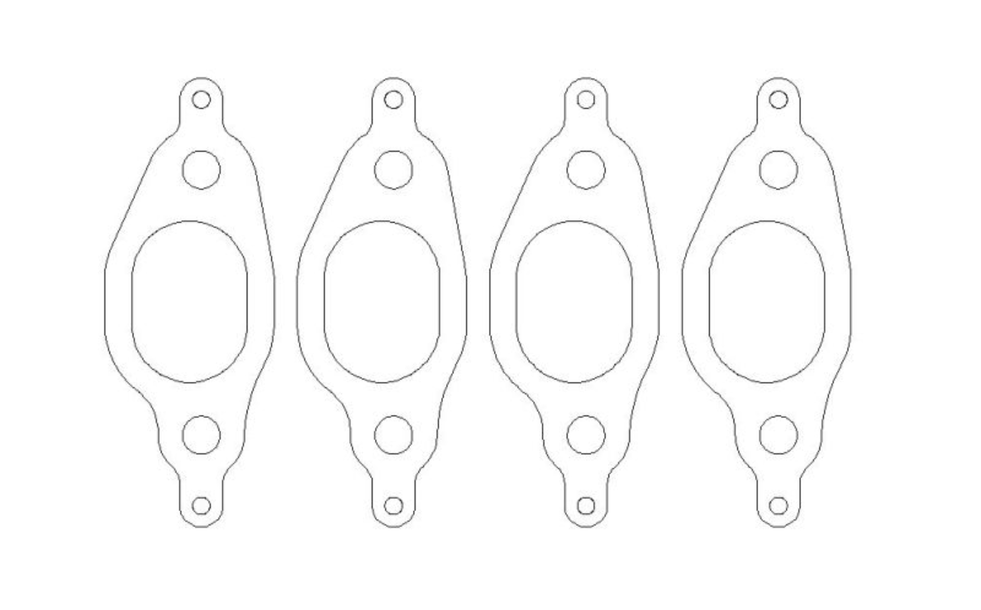 Picture of Cometic VW 1-8L 8V 77-99 Exhaust Set -030 inch MLS Head Gasket 1-060 inch X 1-480 inch Port