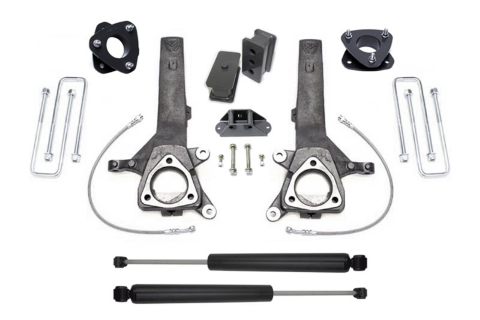 Picture of MaxTrac 04-18 Nissan Titan 2WD 6-5in-4in MaxPro Spindle Lift Kit w-MaxTrac Shocks