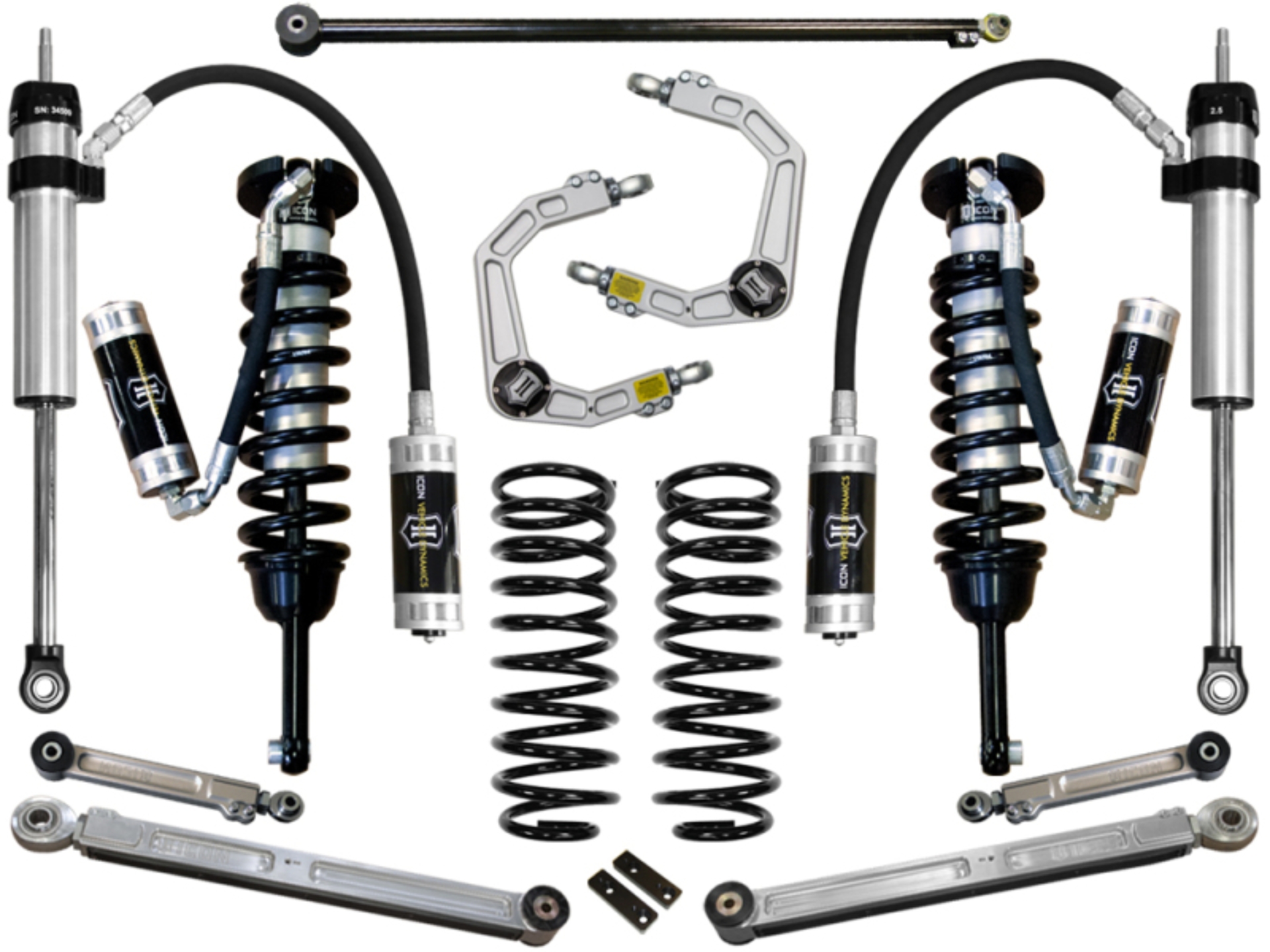 Picture of ICON 03-09 Toyota 4Runner-FJ 0-3-5in Stage 6 Suspension System w-Billet Uca