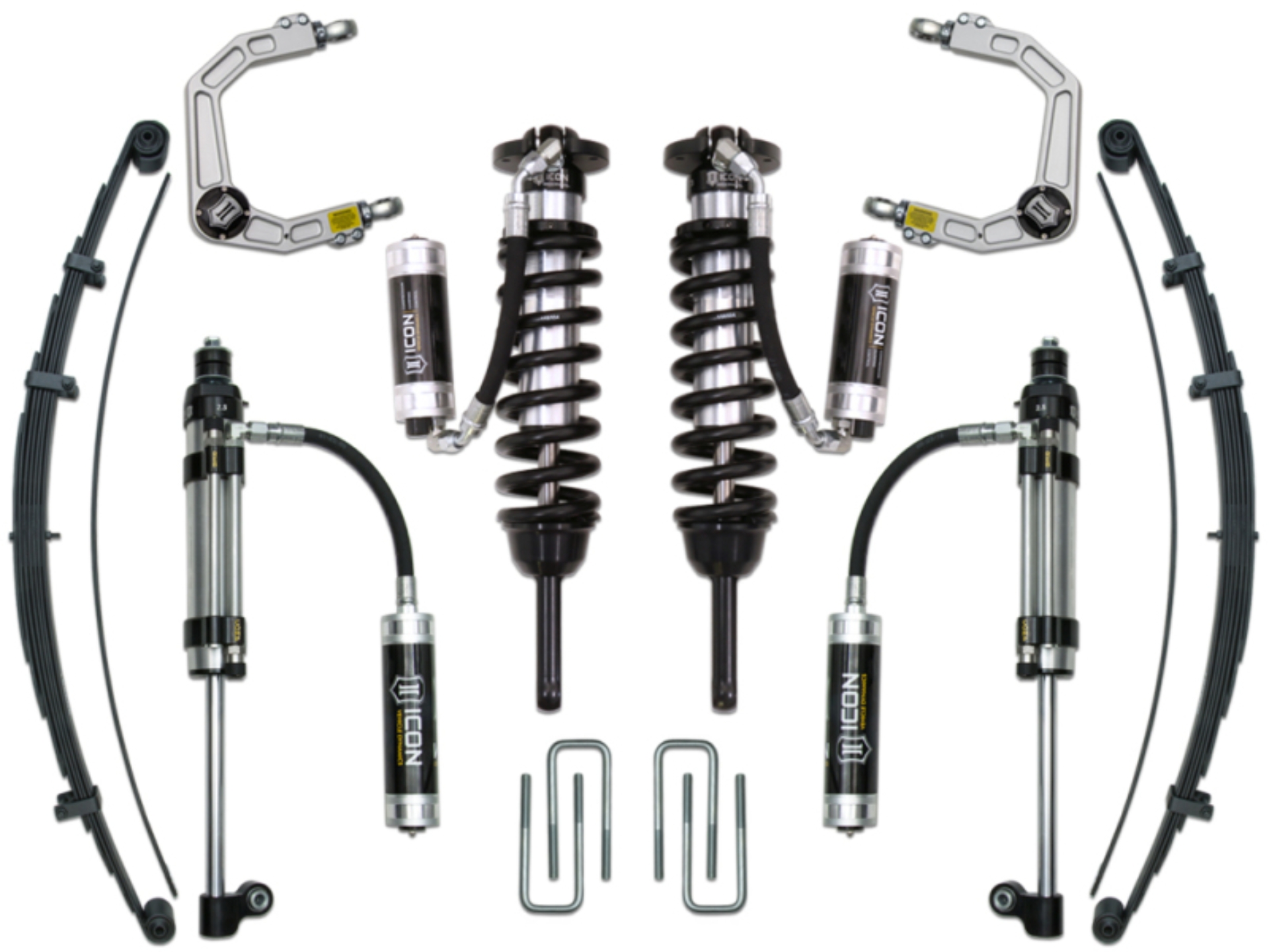 Picture of ICON 05-15 Toyota Tacoma 0-3-5in-16-17 Toyota Tacoma 0-2-75in Stg 10 Suspension System w-Billet Uca