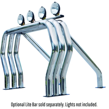 Picture of Go Rhino 88-98 Chevy-GMC C -K Series RHINO! Bed Bar Complete Kit w-Main Bar + Kickers
