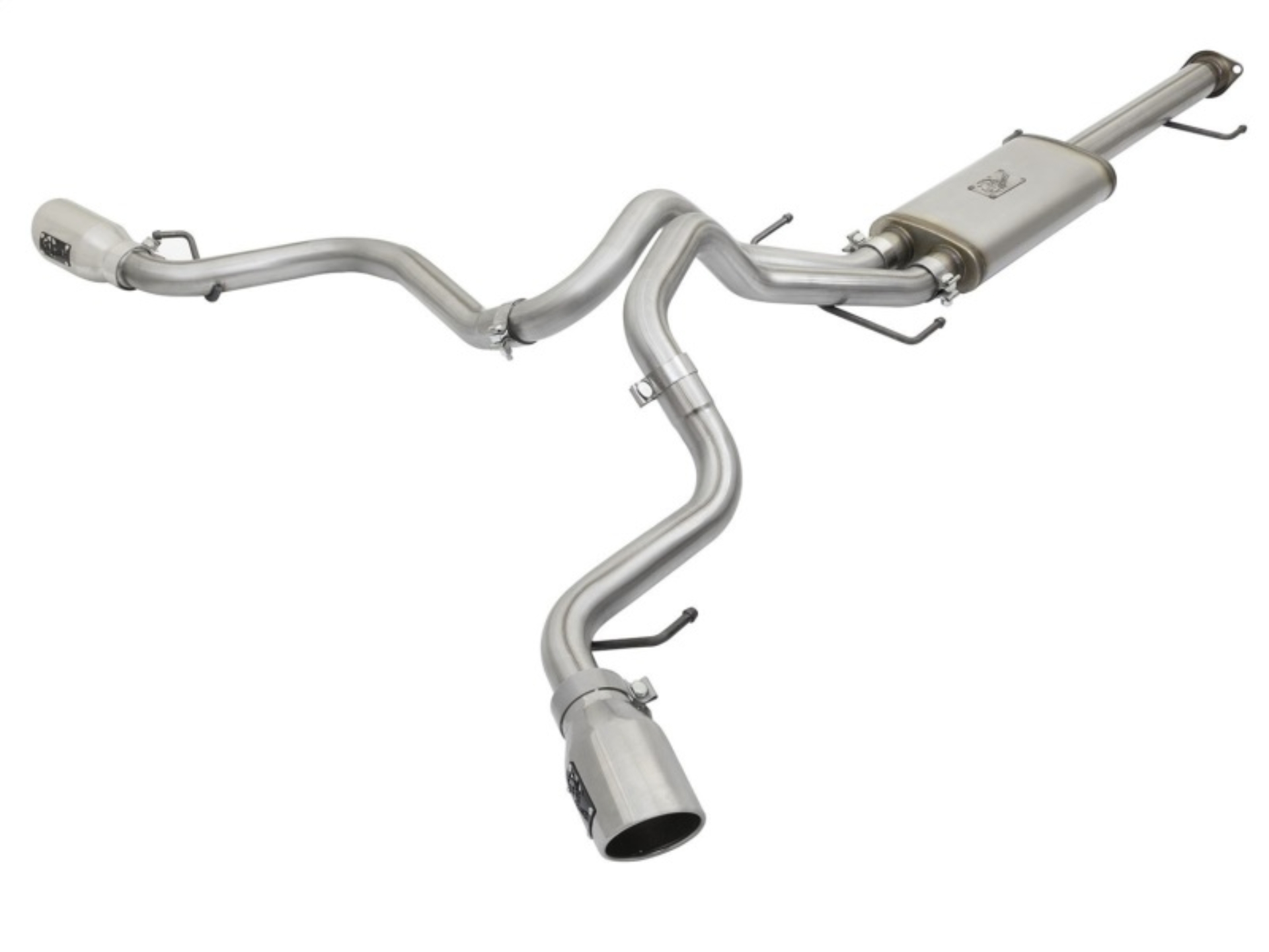 Picture of aFe MACH Force-Xp 3in - 2-5in SS Cat-Back Dual Exhaust w-Polished Tips 07-14 Toyota FJ Cruiser 4-0L