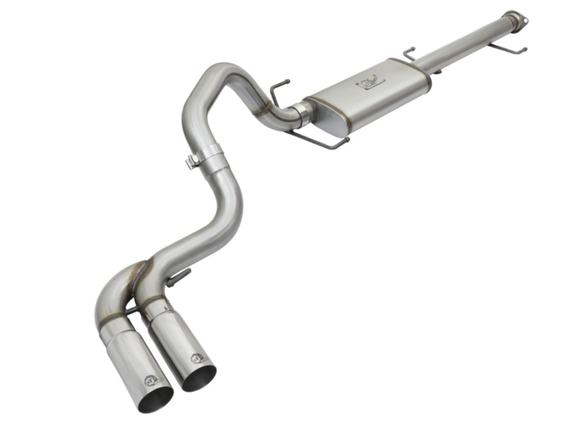 Picture of aFe Rebel Series 3in Stainless Steel Cat-Back Exhaust System w-Polished Tips 07-14 Toyota FJ Cruiser