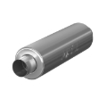 Picture of MBRP Universal 3in ID Inlet-Outlet 26in Single Chambered Muffler Aluminum NO DROPSHIP
