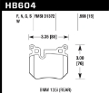 Picture of Hawk BMW 135i HT-10 Race Rear Brake Pads