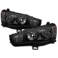 Picture of xTune Mitsubishi Lancer 08-15 OE Style Headlights - Black Smoke HD-JH-ML08-AM-BSM
