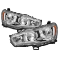 Picture of xTune Mitsubishi Lancer 08-15 OE Style Headlights - ALL Chrome HD-JH-ML08-AM-C