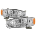 Picture of xTune Toyota Corolla 01-02 OE Style Headlights w-Amber Corner Lights - Chrome HD-JH-TC01-AM-C