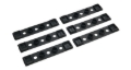 Picture of Rhino-Rack 18-21 Jeep Wrangler 4 Door SUV Heavy Duty RLT600 3 Bar Backbone Roof Rack - Silver