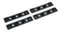 Picture of Rhino-Rack 18-21 Jeep Wrangler 4 Door SUV Heavy Duty RLT600 2 Bar Backbone Roof Rack - Silver