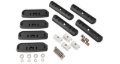 Picture of Rhino-Rack 16-21 Nissan Titan 4 Door Pick Up Heavy Duty RCL Track Mount 2 Bar Roof Rack - Silver