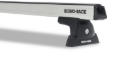 Picture of Rhino-Rack 16-20 Mercedes-Benz Metris Van Front-Middle Heavy Duty RLT600 2 Bar Roof Rack - Silver