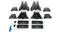 Picture of Rhino-Rack 00-05 Chevrolet Impala 4 Door Sedan Heavy Duty 2500 2 Bar Roof Rack - Silver