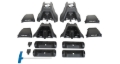 Picture of Rhino-Rack 10-19 Ford Taurus 4 Door Sedan Heavy Duty 2500 2 Bar Roof Rack - Silver