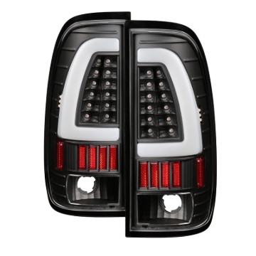 Picture of xTune Ford F150 Styleside 97-03 Light Bar LED Tail Lights - Black ALT-ON-FF15097-LBLED-BK
