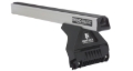 Picture of Rhino-Rack 18-21 Jeep Wrangler 2 Door SUV Heavy Duty RL110 2 Bar Roof Rack - Silver