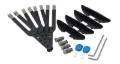 Picture of Rhino-Rack 18-21 Subaru Crosstrek 5 Door SUV Vortex StealthBar 2 Bar Roof Rack - Silver